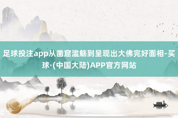 足球投注app从凿窟滥觞到呈现出大佛完好面相-买球·(中国大陆)APP官方网站