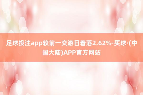 足球投注app较前一交游日着落2.62%-买球·(中国大陆)APP官方网站