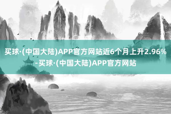 买球·(中国大陆)APP官方网站近6个月上升2.96%-买球·(中国大陆)APP官方网站