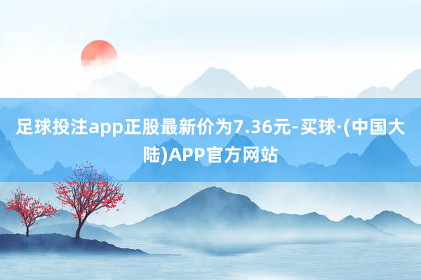 足球投注app正股最新价为7.36元-买球·(中国大陆)APP官方网站